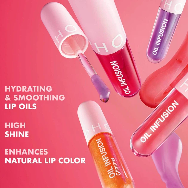Увлажняющее масло для губ Sephora Collection Oil Infusion Hydrating Lip Oil, Cherry, 3 ml - Фото 7 Увлажняющее масло для губ Sephora Collection Oil Infusion Hydrating Lip Oil, Cherry, 3 ml - изображение 7