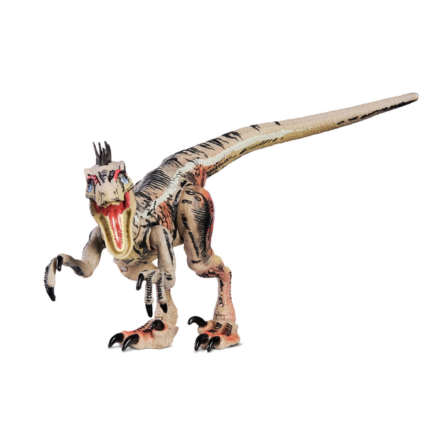Колекційний Динозавр Велоцираптор Світ Юрського Періоду Jurassic World Hammond Collection 25th Anniversary Comic-Style Velociraptor Mattel (JMC71) - зображення 5