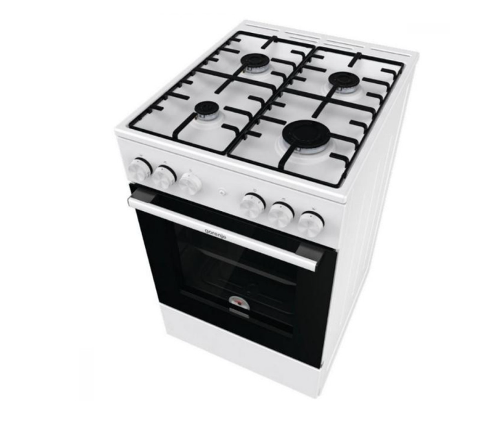 Газова плита Gorenje GG 5A10WFFM 50×60 см, 4 конфорки, газова духовка 70 л, біла - зображення 5