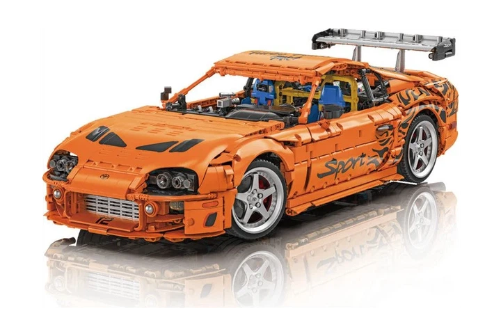 Конструктор Спорткар Toyota Supra A80 2JZ «Форсаж», масштаб 1:8 (4508 детал.) - изображение 3
