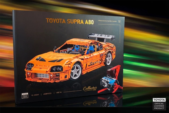 Конструктор Спорткар Toyota Supra A80 2JZ «Форсаж», масштаб 1:8 (4508 детал.) - изображение 4