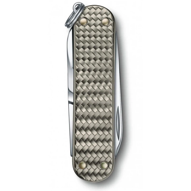 Складной нож швейцарский Classic SD Precious Alox 5 функций 58 мм Infinite Grey (Vx06221.4031G) - изображение 4