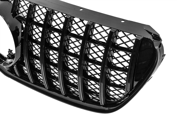 Передня решітка радіатора Diamond Black для Mercedes V-class W447 2014-2019 рр. - Фото 4 Передня решітка радіатора Diamond Black для Mercedes V-class W447 2014-2019 рр. - зображення 4