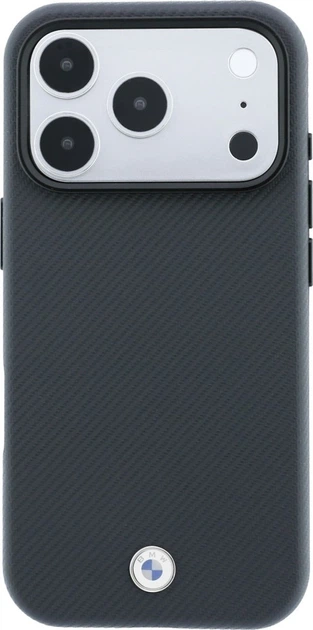 Etui na smartfon Apple iPhone 18 Pro/17 Pro BMW Kevlar Metal Logo MagSafe Anthracite (BMHMP18L26SWPTKLG) - obraz 2