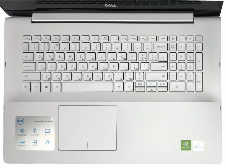 Ноутбук Dell Inspiron 7791 2-in-1: Core i7-10510U / RAM 16 ГБ / nVidia GeForce MX250 / SSD 512 ГБ / 17.3" Touch / Б/У - изображение 8