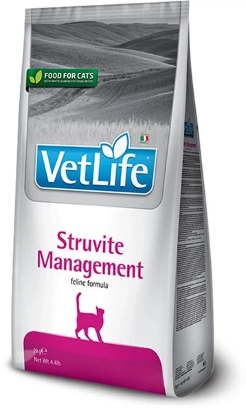 Сухий лікувальний корм для котів Farmina Vet Life Management Struvite дієт. харчування, для лікування та профілактики рецидивів струвітних уролітів, 400 г - Фото 1 Сухий лікувальний корм для котів Farmina Vet Life Management Struvite дієт. харчування, для лікування та профілактики рецидивів струвітних уролітів, 400 г - зображення 1