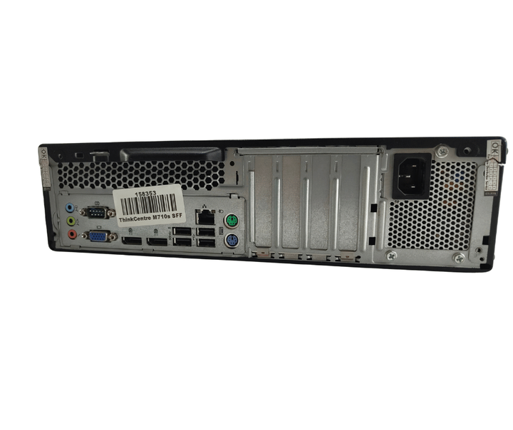 Комплект ПК: компьютер Lenovo ThinkCentre M710s SFF / Intel Core i5-6400 (4 ядра по 2.7 - 3.3 GHz) / 4 GB DDR4 / 120 GB SSD / Intel HD Graphics 530 + Монитор Dell P2319H / 23" (1920x1080) IPS / USB-Hub, VGA, HDMI, DisplayPort б/у + - изображение 5
