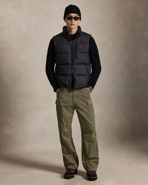 Жилетка мужская Polo Ralph Lauren Gorham Down Gilet черная, 100045167 L - изображение 5