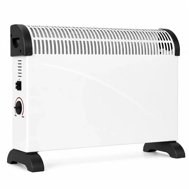 Электрический обогреватель Domotec 2000 Вт. Конвектор для помещения до 23 м². Бесшумный отопительный прибор 750–2000 Вт. - изображение 5