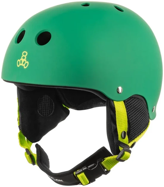 Шолом Triple8 Old School Snow Kelly Rubber Green (L) - Фото 1 Шолом Triple8 Old School Snow Kelly Rubber Green (L) - изображение 1
