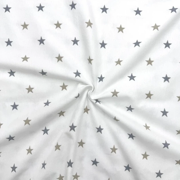 Набор фланелевых пеленок Маленька Соня Soft Stars 80х100 см бежевый - Фото 3 Набор фланелевых пеленок Маленька Соня Soft Stars 80х100 см бежевый - изображение 3