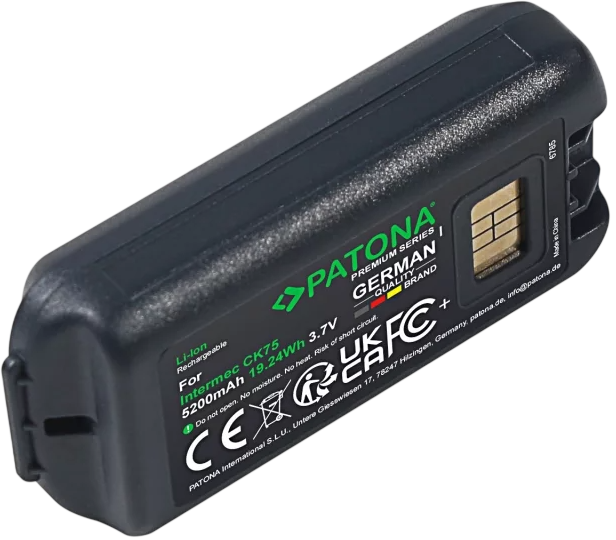 Bateria PATONA Premium do Intermec CK75 1001AB01 (4055655251600) - Zdjęcie 1 Bateria PATONA Premium do Intermec CK75 1001AB01 (4055655251600) - obraz 1