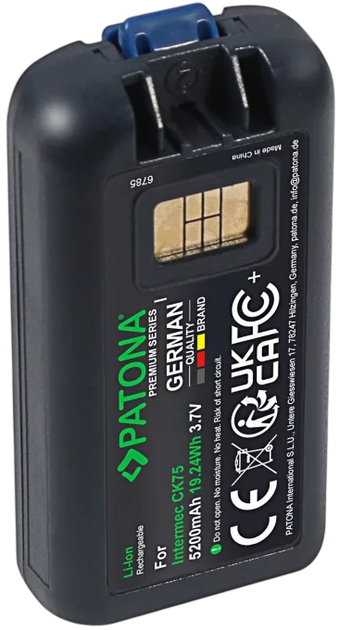 Bateria PATONA Premium do Intermec CK75 1001AB01 (4055655251600) - Zdjęcie 2 Bateria PATONA Premium do Intermec CK75 1001AB01 (4055655251600) - obraz 2