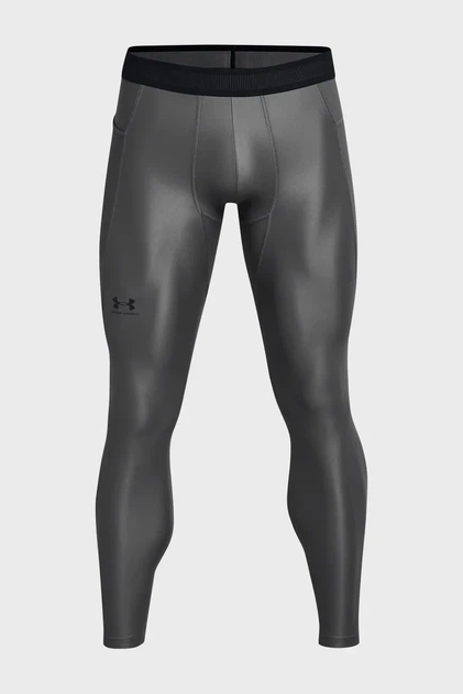 Чоловічі сірі тайтси UA HG IsoChill Leggings Under Armour M 1365226-025 - изображение 5