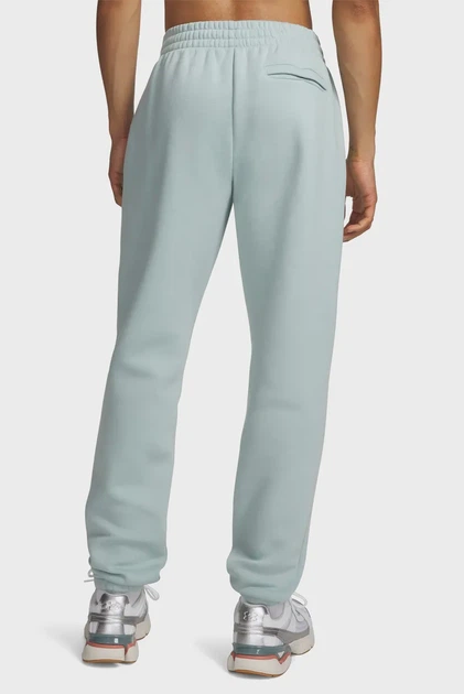 Чоловічі м'ятні спортивні штани UA Icon Fleece Jogger Under Armour S 1373882-477 - Фото 3 Чоловічі м'ятні спортивні штани UA Icon Fleece Jogger Under Armour S 1373882-477 - зображення 3