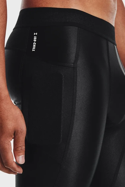 Чоловічі чорні тайтси UA HG IsoChill Leggings Under Armour M 1365226-001 - Фото 4 Чоловічі чорні тайтси UA HG IsoChill Leggings Under Armour M 1365226-001 - изображение 4