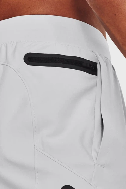 Чоловічі сірі спортивні штани UA UNSTOPPABLE CARGO PANTS Under Armour M 1352026-014 - Фото 5 Чоловічі сірі спортивні штани UA UNSTOPPABLE CARGO PANTS Under Armour M 1352026-014 - зображення 5