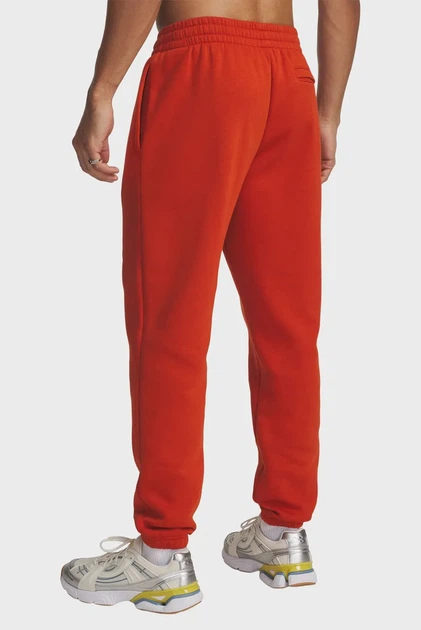 Чоловічі помаранчеві спортивні штани UA Icon Fleece Jogger Under Armour XXL 1373882-842 - зображення 3