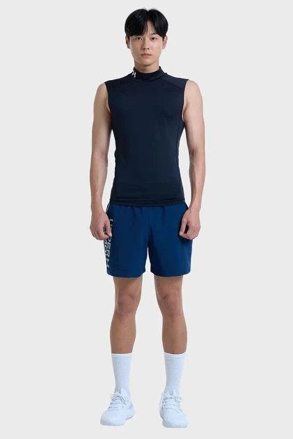 Чоловіча чорна майка UA HG Armour Comp Mock SL Under Armour M 1361521-001 - изображение 2