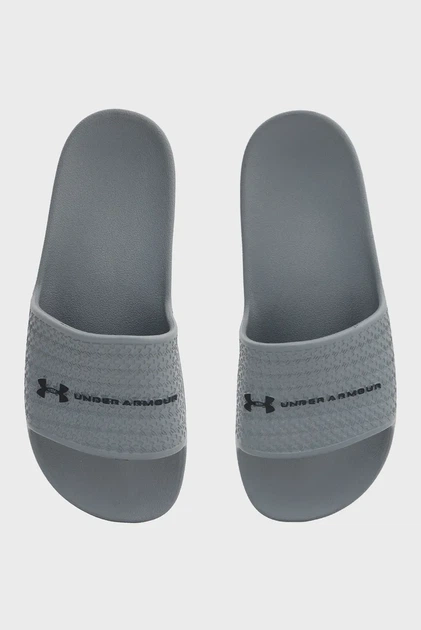 Чоловічі сірі слайдери UA ARMR SLIDE LITE Under Armour 40 6007528-024 - изображение 4