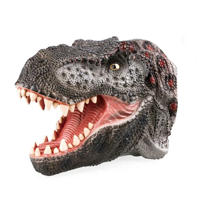Игрушка-рукавичка Same Toy Тираннозавр коричневый - изображение 2