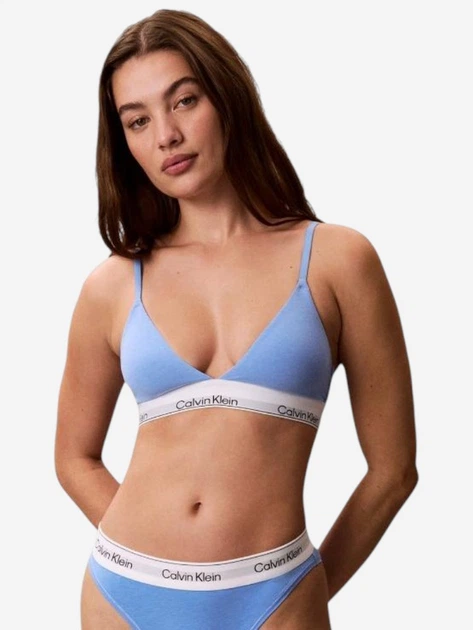 Бюстгальтер без косточек хлопковый Calvin Klein 429565133 S Голубой (1162896568) - Фото 1 Бюстгальтер без косточек хлопковый Calvin Klein 429565133 S Голубой (1162896568) - изображение 1