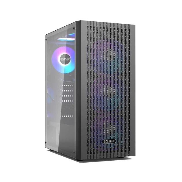 Корпус DIAMOND MA100 MESH BK с 3 ARGB вентиляторами - Фото 3 Корпус DIAMOND MA100 MESH BK с 3 ARGB вентиляторами - изображение 3