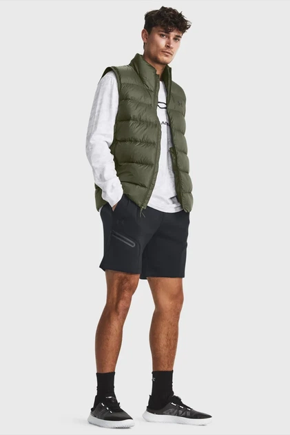 Чоловічі чорні шорти UA Unstoppable Flc Shorts Under Armour 3XL 1379809-001 - изображение 2