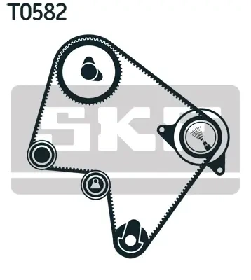 Комплект ГРМ (ремінь + ролик) SKF VKMA96010 Suzuki Vitara, Grand Vitara 0K01612700, 0K01612700A, 1276178E01 - изображение 2