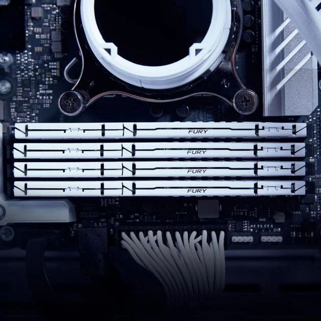 Модуль пам'яті для комп'ютера DDR5 64GB (2x32GB) 5600 MHz Beast White EXPO Kingston Fury (ex.HyperX) (KF556C36BWEK2-64) - зображення 6