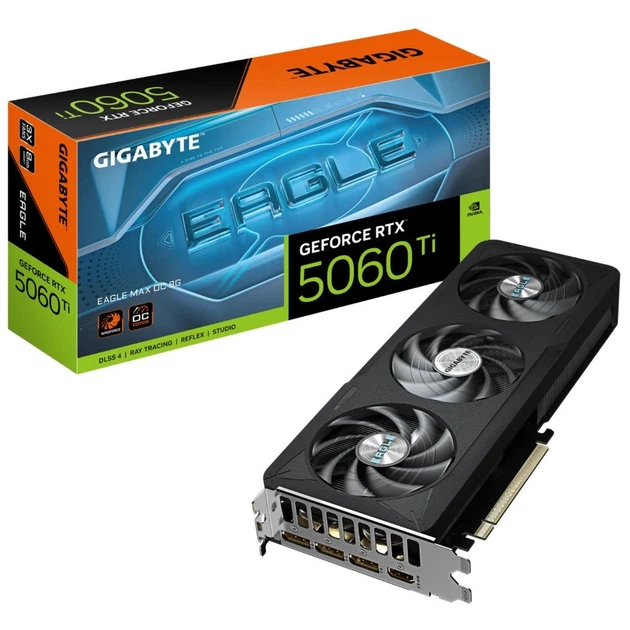 Відеокарта GIGABYTE GeForce RTX5060Ti 8Gb EAGLE MAX OC (GV-N506TEAGLEMAX OC-8GD) - изображение 10