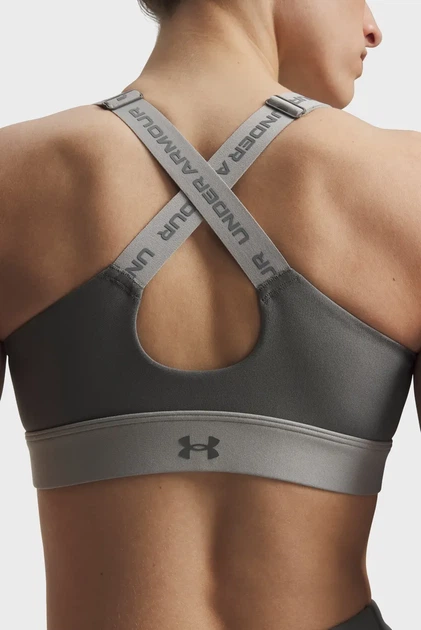 Жіночий сірий топ UA Infinity High Zip 2.0 Bra Under Armour XS D-DD 1384118-709 - Фото 5 Жіночий сірий топ UA Infinity High Zip 2.0 Bra Under Armour XS D-DD 1384118-709 - изображение 5