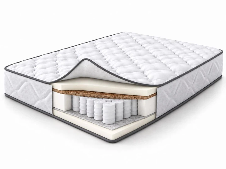 Матрас ортопедический Dual Pro Cocos с кокосовой койрой 70x190 двойной жаккард - Фото 4 Матрас ортопедический Dual Pro Cocos с кокосовой койрой 70x190 двойной жаккард - изображение 4