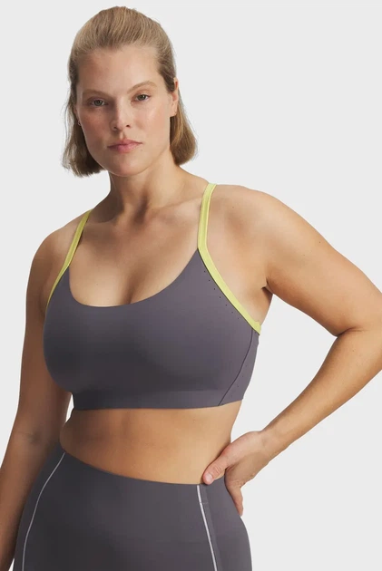 Жіночий сірий топ UA Halo Bonded Bra Under Armour XS 6009068-025 - Фото 3 Жіночий сірий топ UA Halo Bonded Bra Under Armour XS 6009068-025 - изображение 3