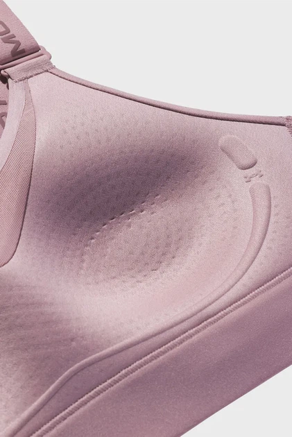 Жіночий пудровий топ UA Infinity High 2.0 Bra Under Armour L D-DD 1384112-673 - изображение 6