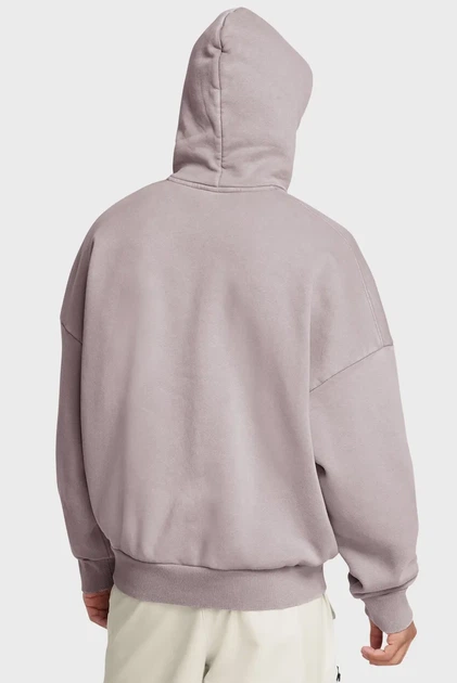 Чоловіче пудрове худі UA Icon HWT Flc Wash OS Hood Under Armour XL 1386552-015 - Фото 3 Чоловіче пудрове худі UA Icon HWT Flc Wash OS Hood Under Armour XL 1386552-015 - изображение 3