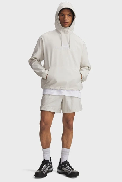 Чоловіче біле худі UA Unstoppable Wvn Hoodie Under Armour L 6003864-110 - Фото 2 Чоловіче біле худі UA Unstoppable Wvn Hoodie Under Armour L 6003864-110 - изображение 2
