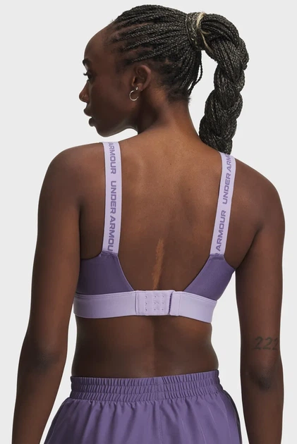 Жіночий фіолетовий топ UA Infinity High 2.0 Bra Under Armour M A-C 1384112-520 - изображение 3