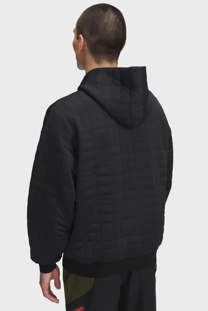 Чоловіче чорне худі UA Unstoppable Flc Txtr Top Under Armour M 6003867-001 - Фото 3 Чоловіче чорне худі UA Unstoppable Flc Txtr Top Under Armour M 6003867-001 - изображение 3