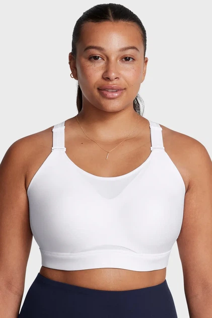 Жіночий білий топ UA Infinity High 2.0 Bra Under Armour S D-DD 1384112-101 - изображение 2