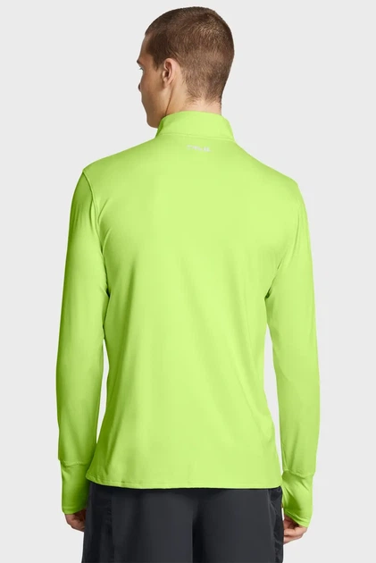 Чоловічий салатовий лонгслів UA TRAIL RUN QUARTER ZIP Under Armour XL 1383244-304 - зображення 3