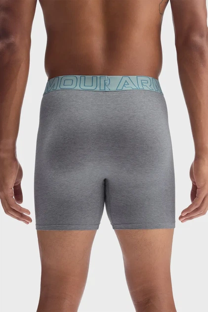 Чоловічі боксери (3 шт) UA PERFORMANCE COTTON Under Armour XL 1383889-036 - зображення 3