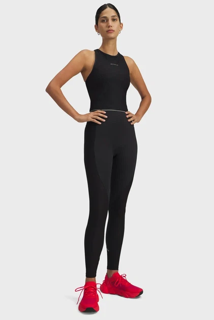 Женские черные тайтсы UA Halo Jacquard Legging Under Armour S 6011037-008 - Фото 2 Женские черные тайтсы UA Halo Jacquard Legging Under Armour S 6011037-008 - изображение 2