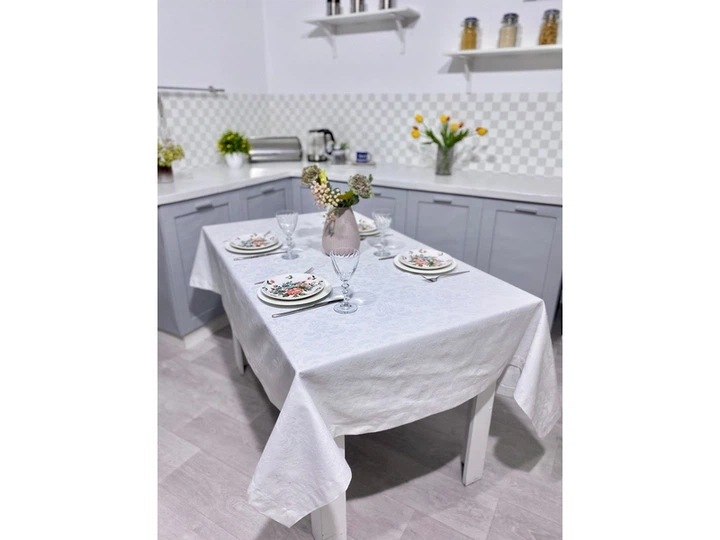 Скатертина з водовідштовхуючим покриттям BEL2585-240 Limaso 140x240 см 000364113 - зображення 3