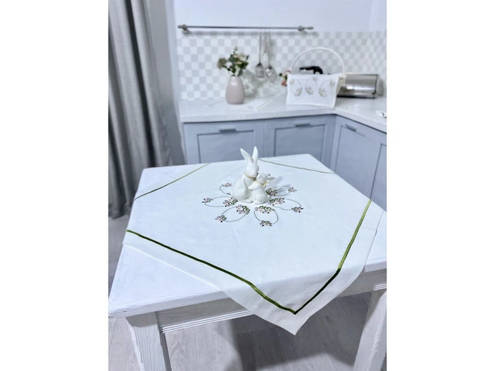 Скатертина вишивана великодня SKVV038A-85 Limaso 85x85 см 000364214 - Фото 7 Скатертина вишивана великодня SKVV038A-85 Limaso 85x85 см 000364214 - зображення 7