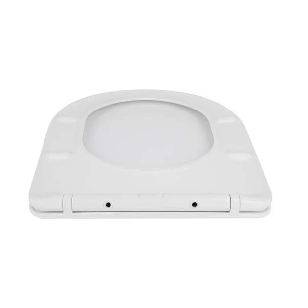 Сиденье для унитаза Qtap Swan Дюропласт белое с микролифтом Slim (SD00052113) - изображение 5