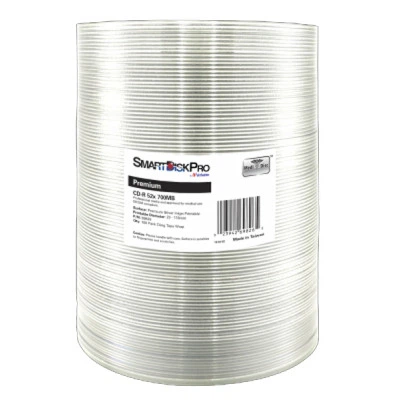 Диск CD SmartDisk PRO CD-R 700MB 52X Premium Silver InkJet Printable WRAP 100шт - Фото 1 Диск CD SmartDisk PRO CD-R 700MB 52X Premium Silver InkJet Printable WRAP 100шт - изображение 1