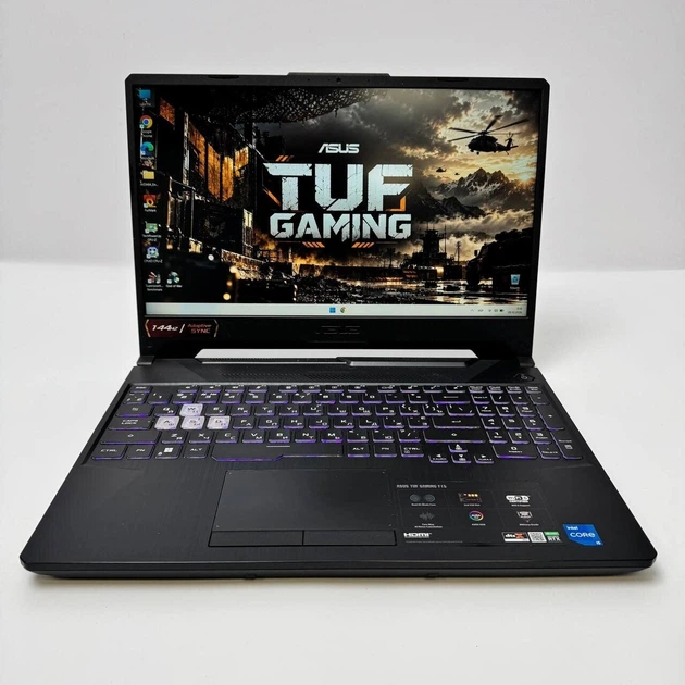 Игровой ноутбук Б-класс Asus TUF Gaming F15 FX506HC / 15.6" (1920x1080) IPS / Intel Core i5-11400H (6 (12) ядер по 4.5 GHz) / 8 GB DDR4 / 512 GB SSD NVMe / nVidia GeForce RTX 3050, 4 GB GDDR6, 128-bit / WebCam б/у - Фото 2 Игровой ноутбук Б-класс Asus TUF Gaming F15 FX506HC / 15.6" (1920x1080) IPS / Intel Core i5-11400H (6 (12) ядер по 4.5 GHz) / 8 GB DDR4 / 512 GB SSD NVMe / nVidia GeForce RTX 3050, 4 GB GDDR6, 128-bit / WebCam б/у - изображение 2
