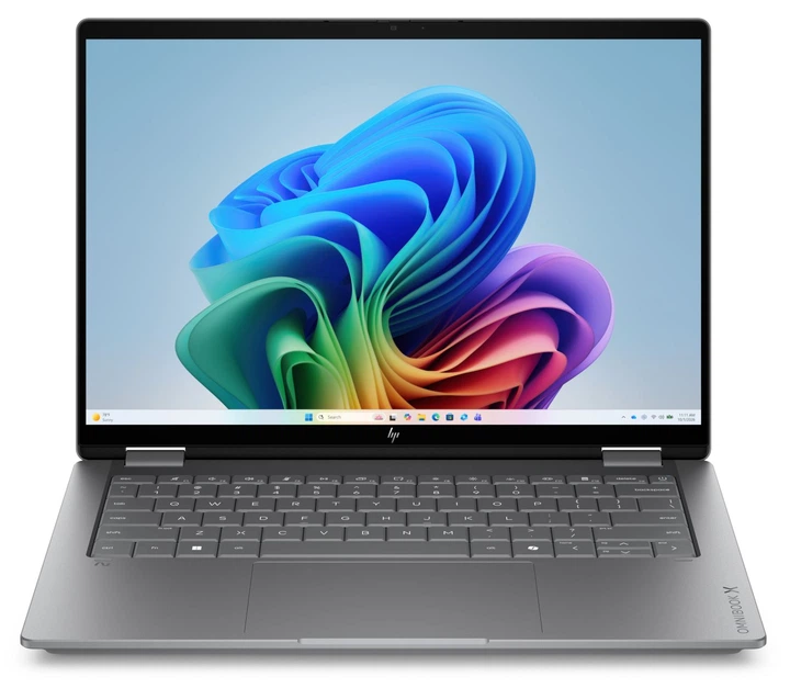Ноутбук HP OmniBook X Flip 2-in-1 Next Gen AI 14-kb0023dx; Copilot+ PC (D3KN6UA) Meteor Silver - Фото 1 Ноутбук HP OmniBook X Flip 2-in-1 Next Gen AI 14-kb0023dx; Copilot+ PC (D3KN6UA) Meteor Silver - зображення 1