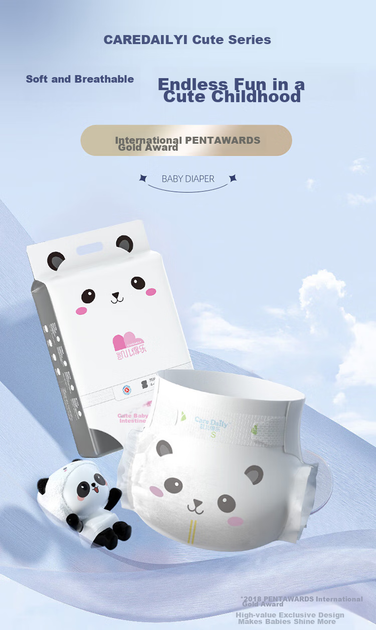 Подгузники Care Daily Cute L (9-14 кг), 50 шт - изображение 2